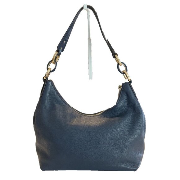 Michael Kors Isabella Black Pebbled Leather Handbag Shoulder Bag Gold Hardware - Picture 9 of 9